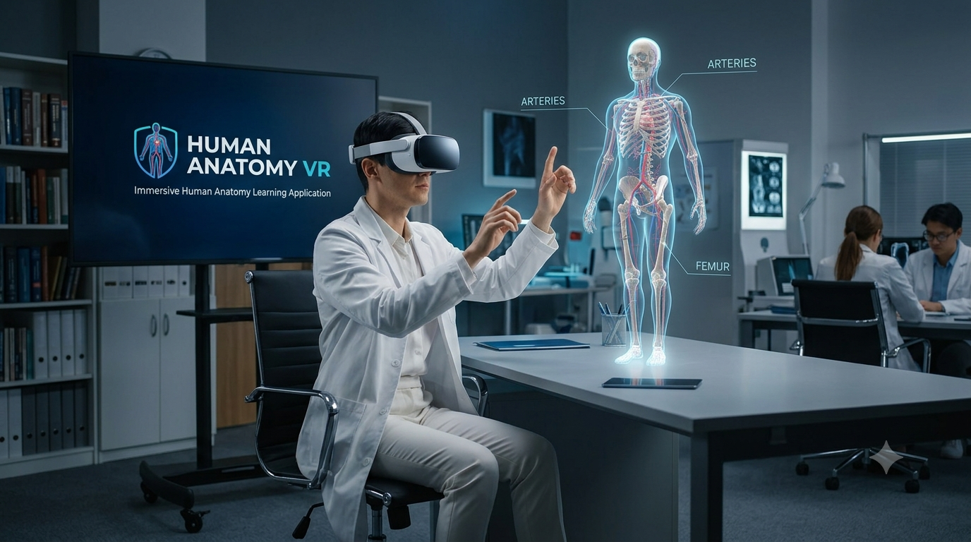 3D human anatomy visualization