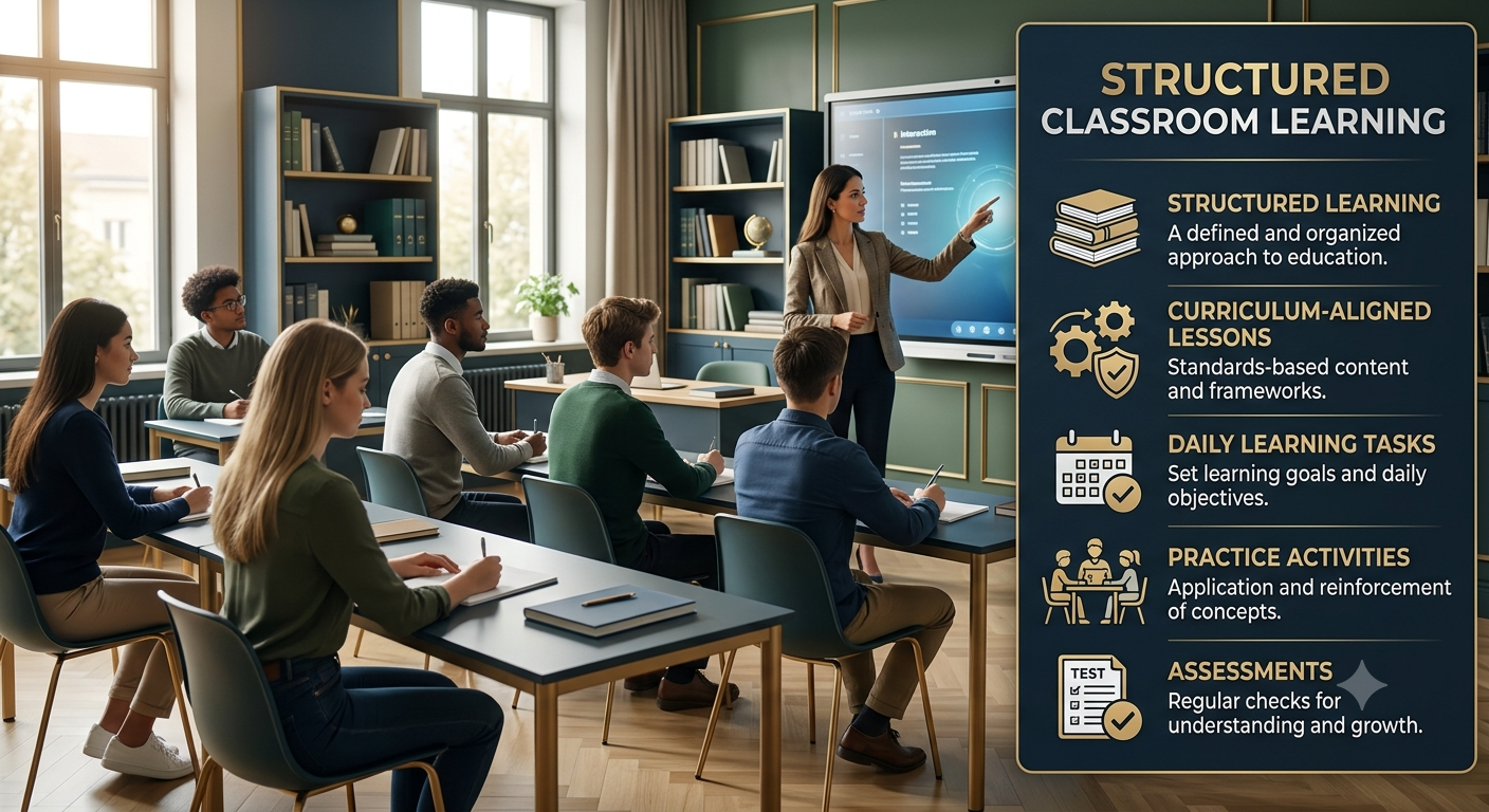 Structured classroom learning