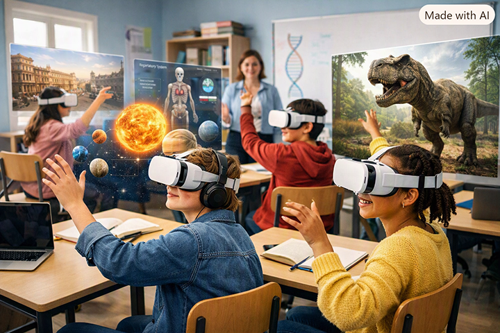 Immersive VR learning